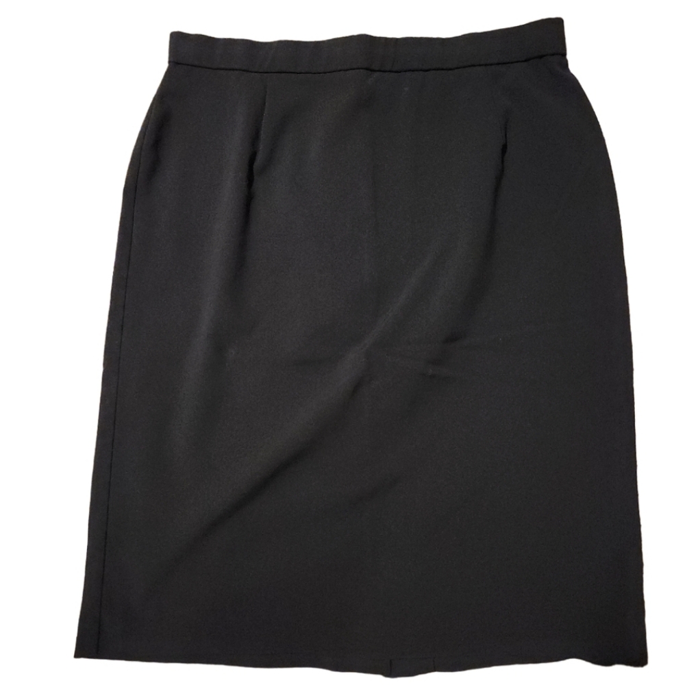Briggs Black Pencil/Dress Skirt, Size 12